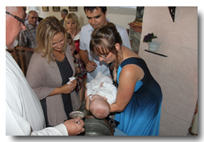 Baptême de Grégoire le 11 août 2013